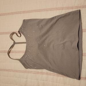 Grey victoria secret athletic top xs